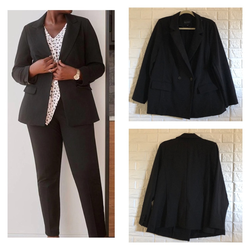 Eloquii stretchy spandex blend blazer